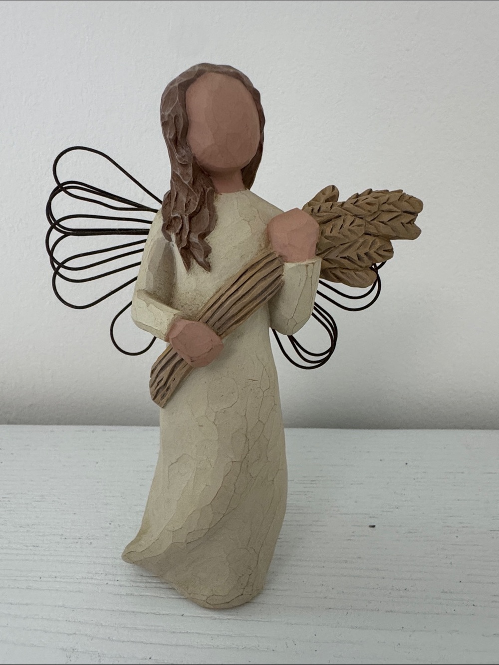 Willow Tree -Angel of Autumn-  Cream Angel Figurine with Wheat